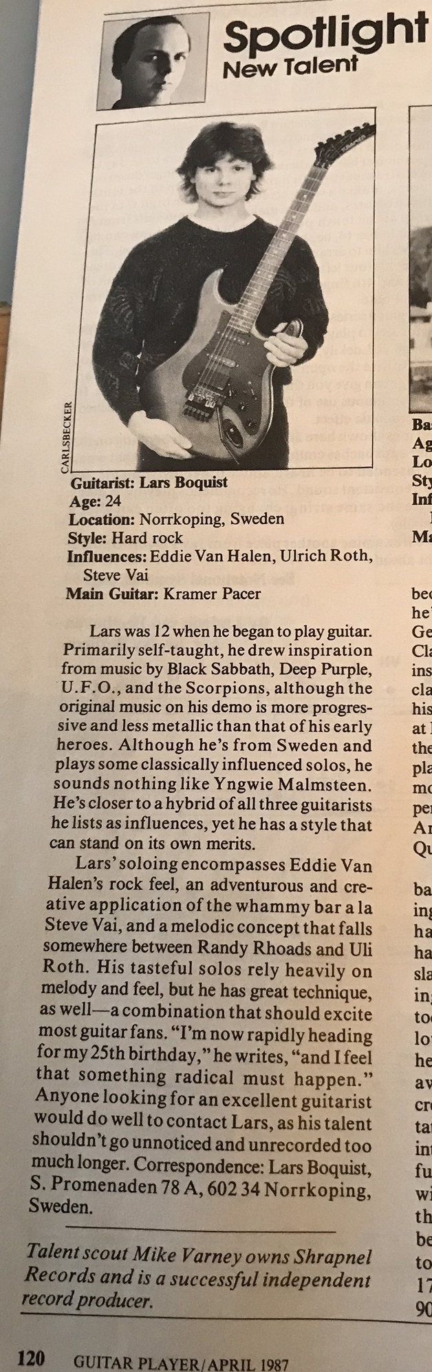 guitar player
